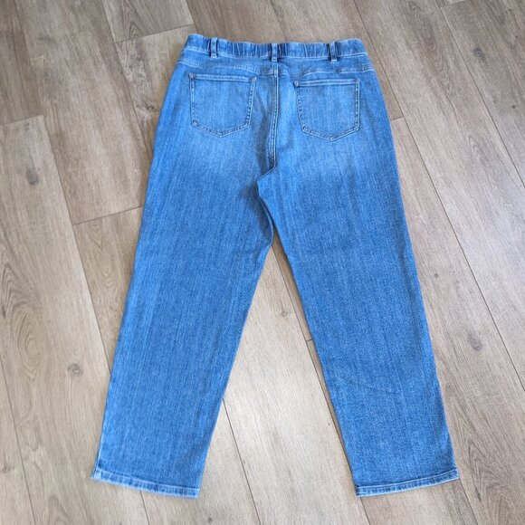 J Jill Jeans Women Size 16P Blue Relaxed Boyfriend Stretch Basic Classic Casual - Picture 7 of 8